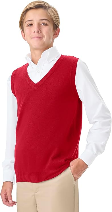 Classroom School Uniforms Men's Adult Unisex V-Neck Sweater Vest